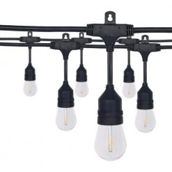 Outdoor/Indoor 24 ft. Plug-In A-Shape Bulb String Light Set by Honeywell