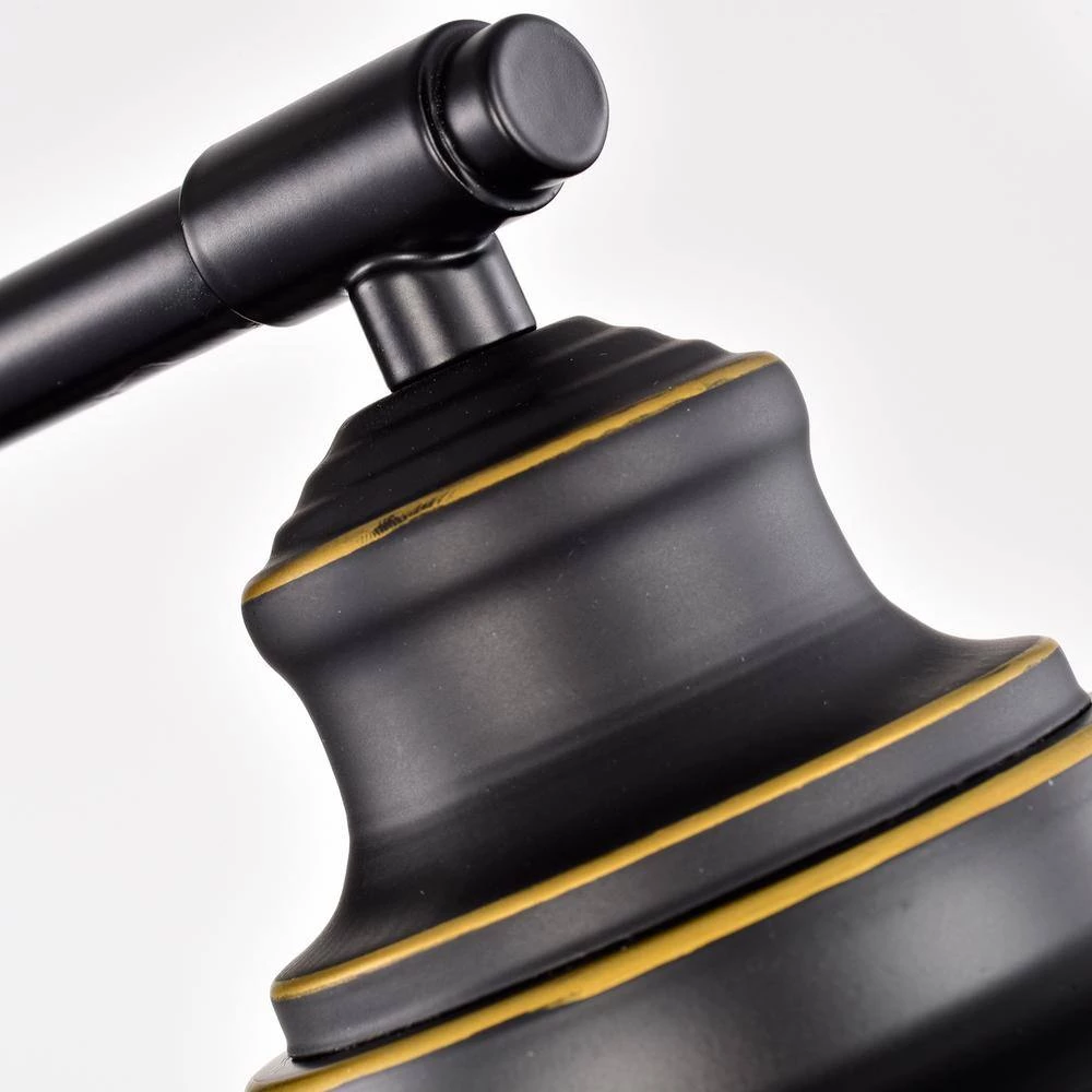 8.75 in. W 1-Light Black Vanity Light with Metal Shade by Tatahance - Image 6