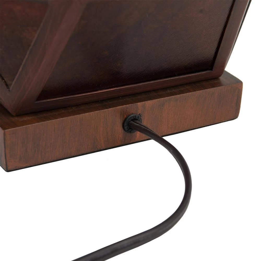 22 in. Bronze Artifacts Table Lamp With Night Light by NOVA of California - Image 6