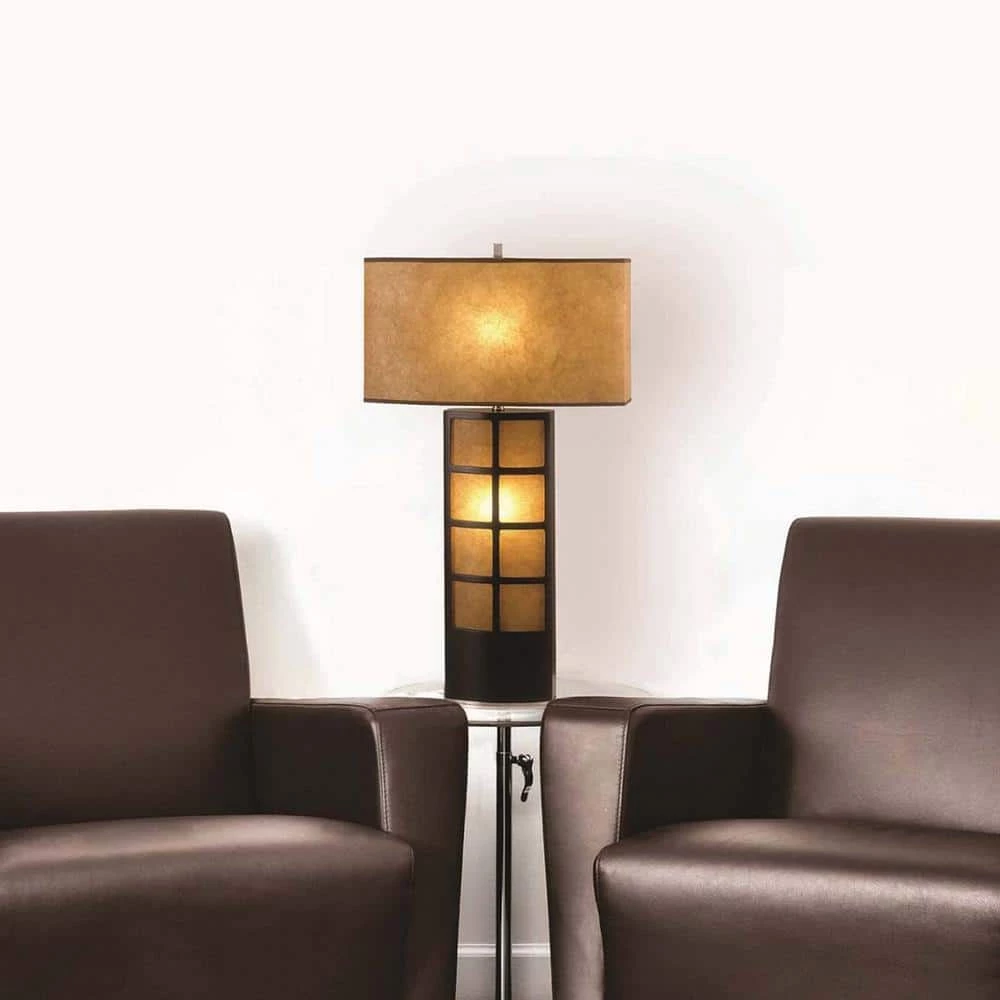 Ventana 32 in. Brown Table Lamp by NOVA of California - Image 4
