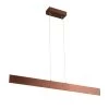 1-Light Brown standard Pendant Light by Tatahance