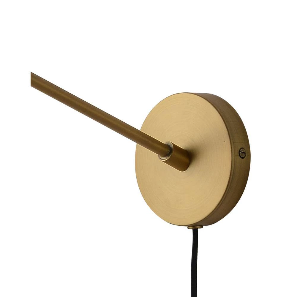 Solana Brushed Brass LED Sconce by NOVA of California - Image 4