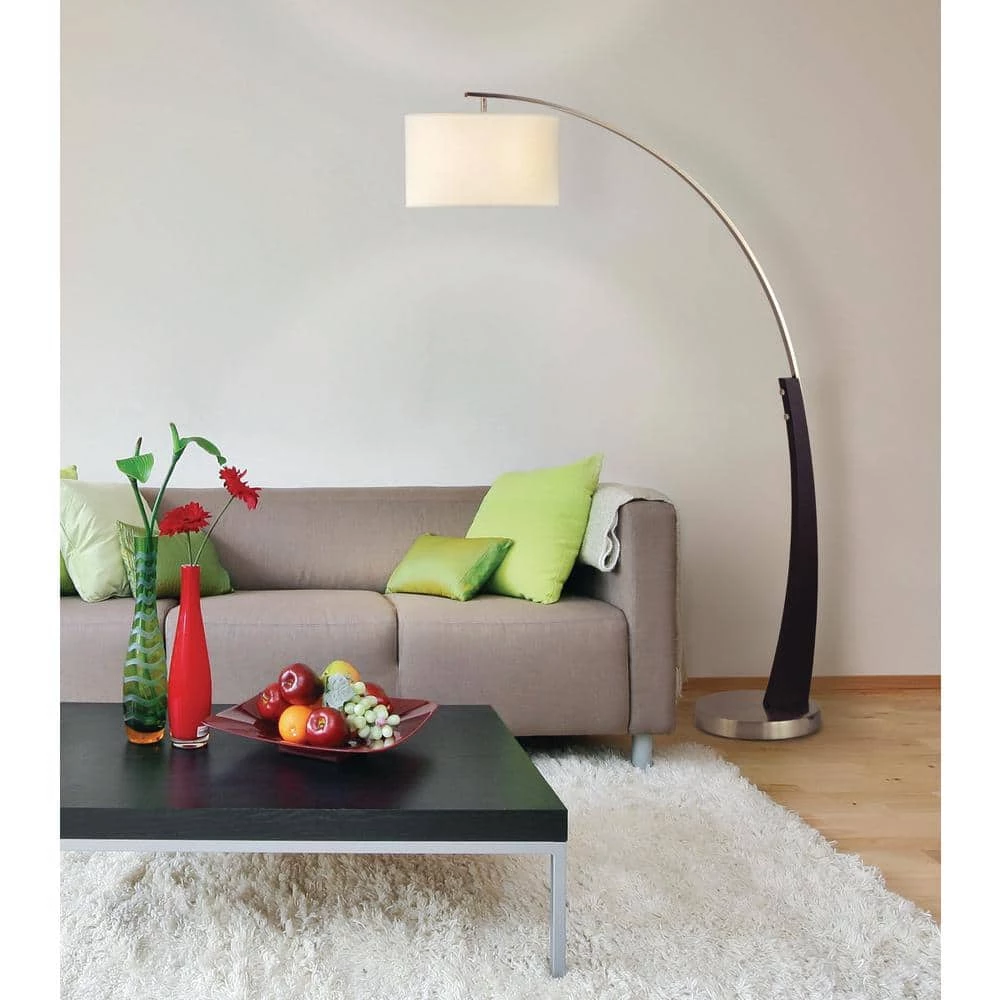 Plimpton 72 in. Brushed Nickel Arc Lamp by NOVA of California - Image 4