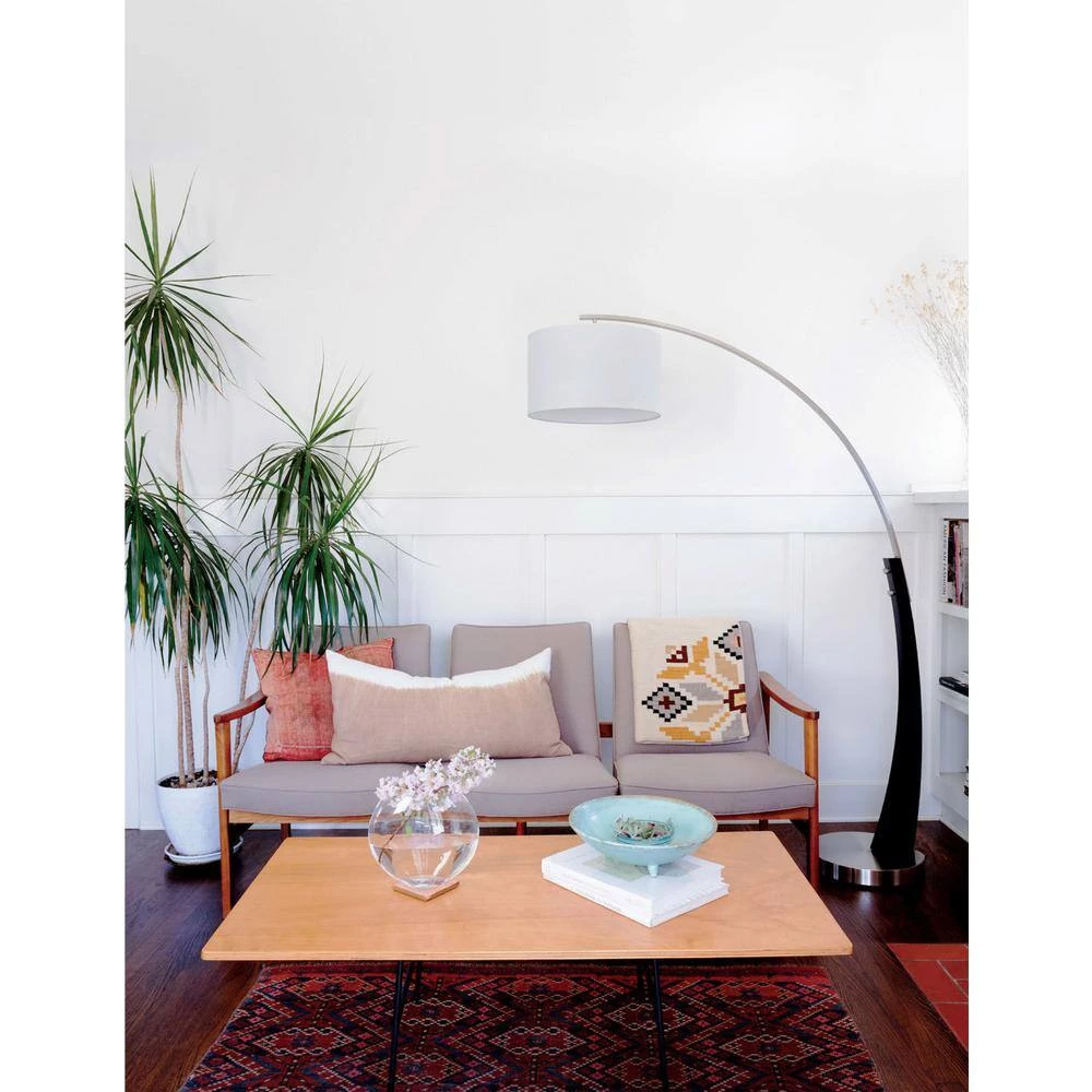 Plimpton 72 in. Brushed Nickel Arc Lamp by NOVA of California - Image 2