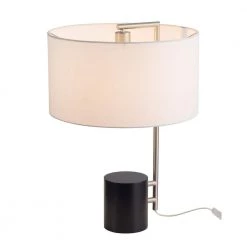 Palos Verdes 24 in. Brushed Nickel Table Lamp by NOVA of California