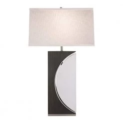 Half Moon 30 in. Charcoal Gray Table Lamp by NOVA of California
