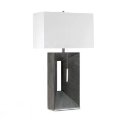 Parallux Standing Table Lamp Charcoal Gray by NOVA of California