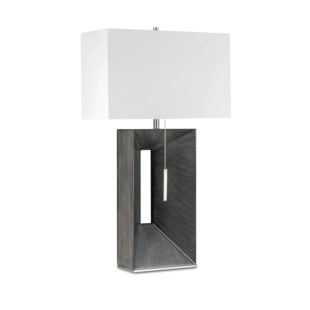 Parallux Standing Table Lamp Charcoal Gray by NOVA of California