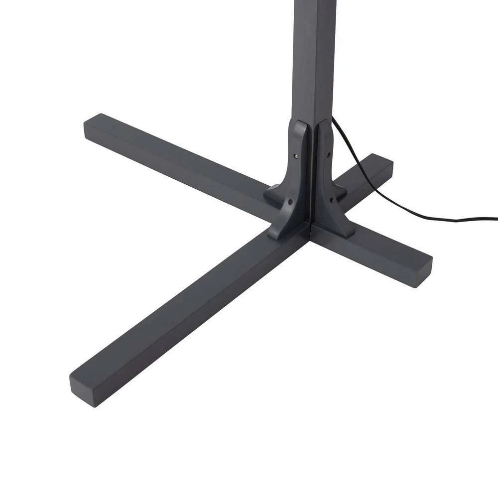 Mica 86 in. Dark Brown Arc Lamp with 3-Lights by NOVA of California - Image 4