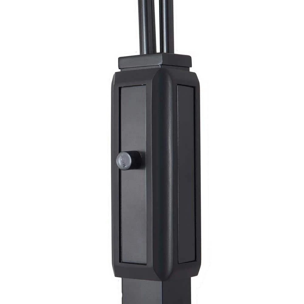 Mica 86 in. Dark Brown Arc Lamp with 3-Lights by NOVA of California - Image 5