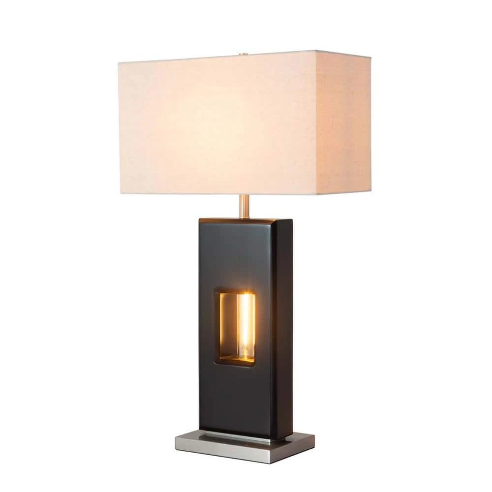 Deus Ex Machina 29 in. Dark Brown Table Lamp by NOVA of California