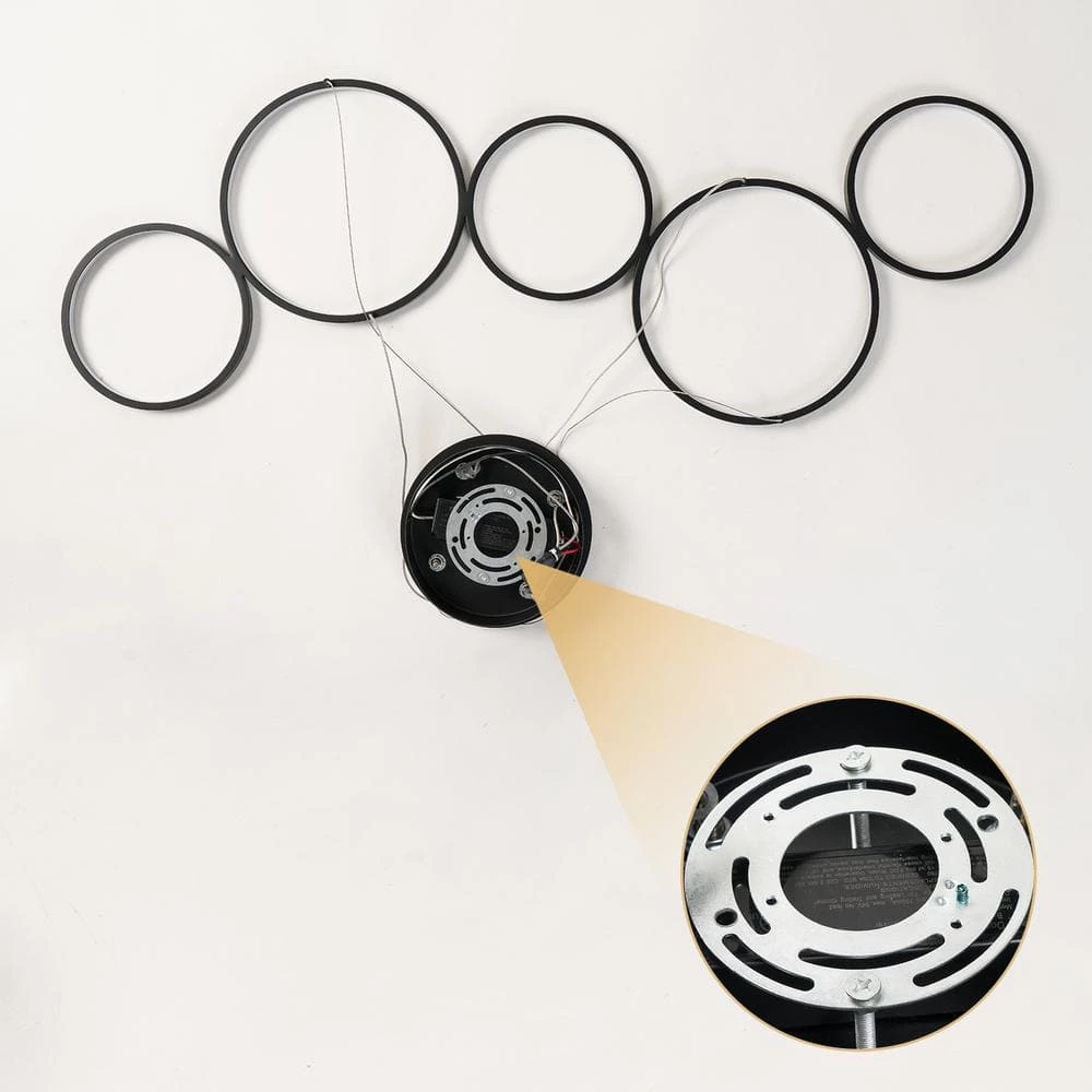 1-Lights Dumb black standard Pendant Light by Tatahance - Image 2