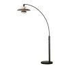 84 in. Gunmetal 1-Light Arc Lamp Palm Springs by NOVA of California