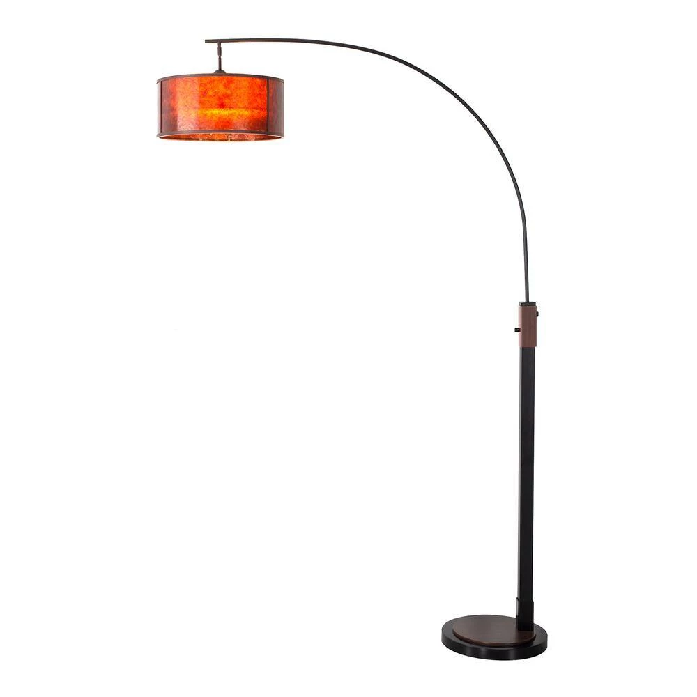 85 in. Gunmetal Layers 1-Light Arc Lamp by NOVA of California - Image 3