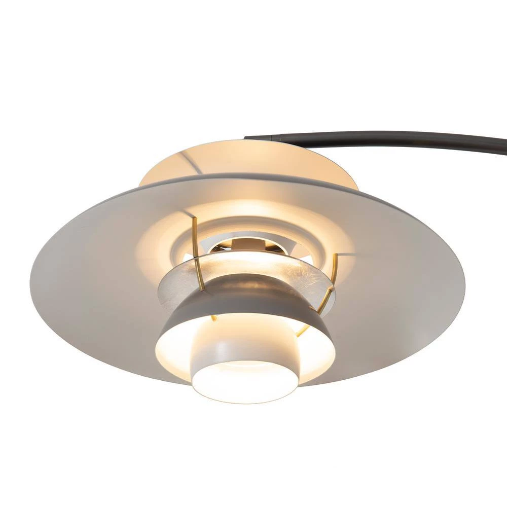 83 in. 3-Light Gunmetal Arc Lamp Palm Spring by NOVA of California - Image 6