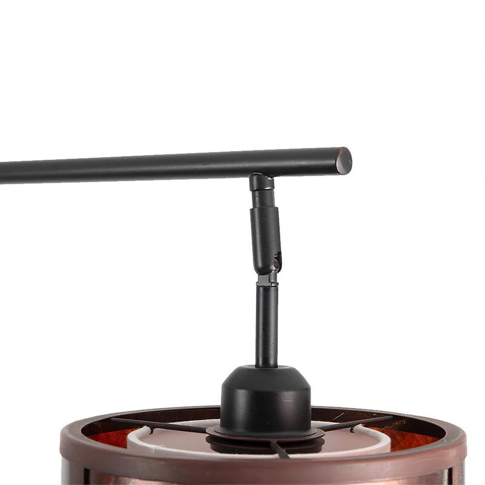 85 in. Gunmetal Layers 3-Light Arc Lamp by NOVA of California - Image 7