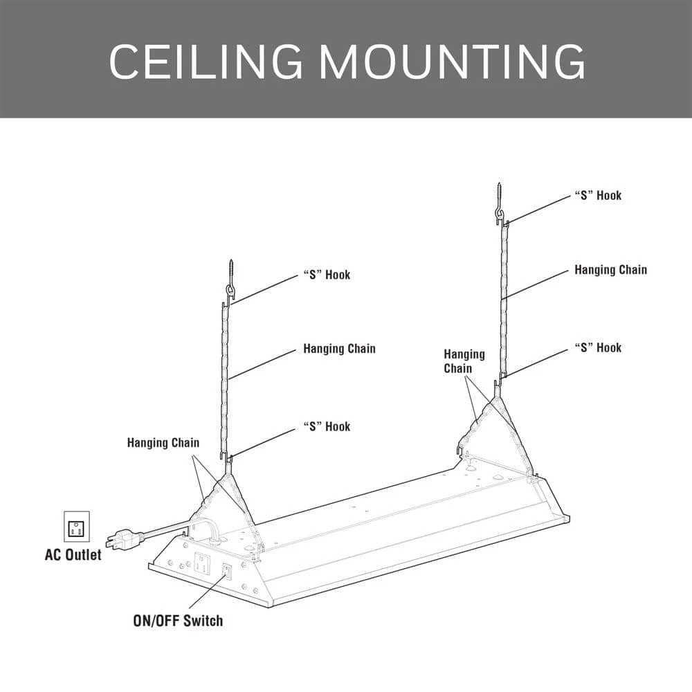 27 in. 60-Watt Equivalent Full Spectrum LED Linkable White Grow Light, Daylight by Honeywell - Image 5