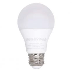 60-Watt Equivalent A19 Non-Dimmable Energy Saving LED Light Bulb Soft White (8 per Box) by Honeywell