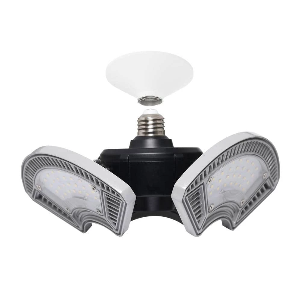 300-Watt Equivalent LED Grey Deformable Garage Light (1-Pack) by Honeywell - Image 3