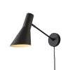 Solana Matte Black LED Sconce by NOVA of California