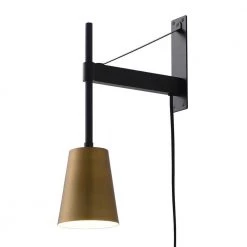 Brace Matte Black LED Sconce by NOVA of California