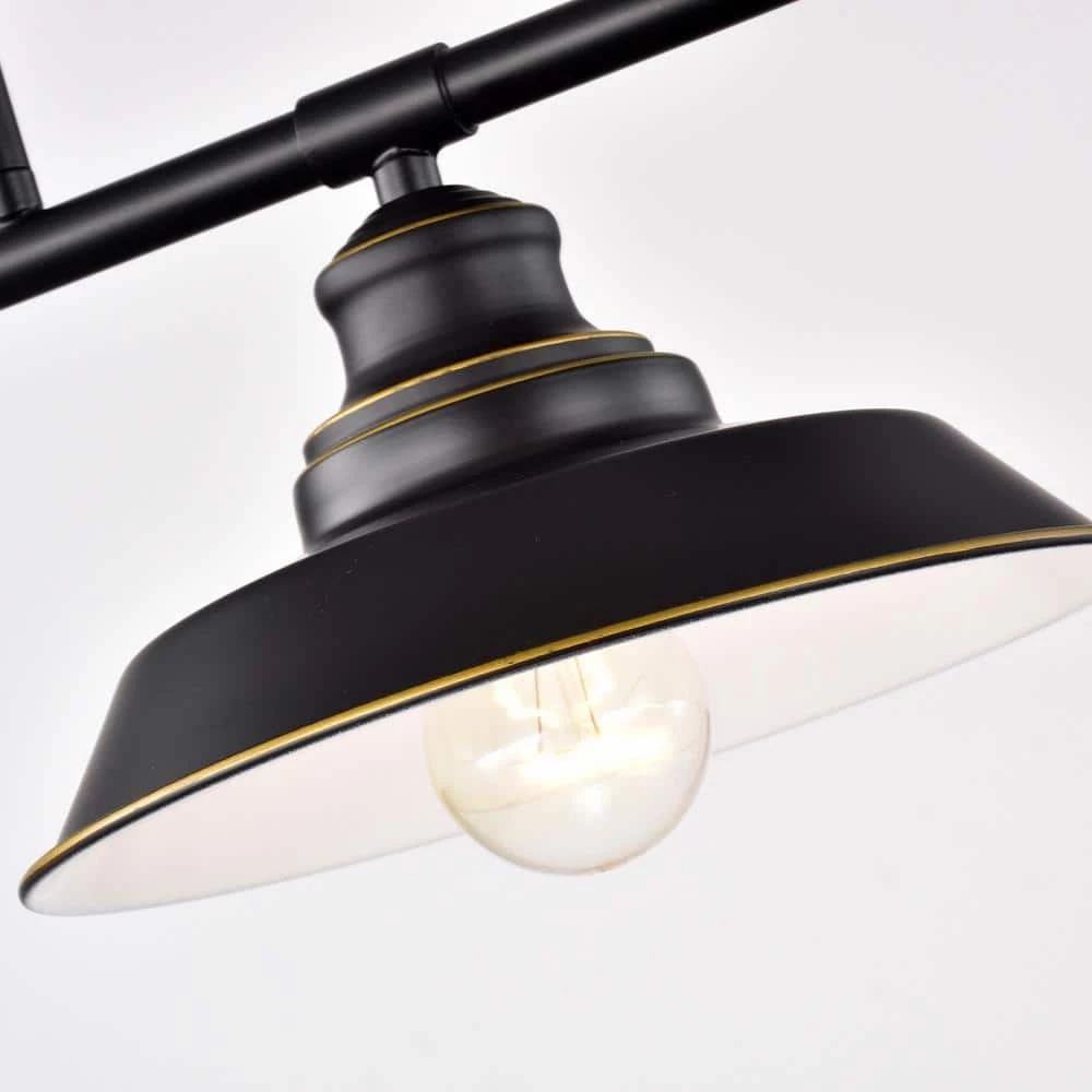 3-Light Matte Black Pendant Design Pendant Light with Metal Shade by Tatahance - Image 6