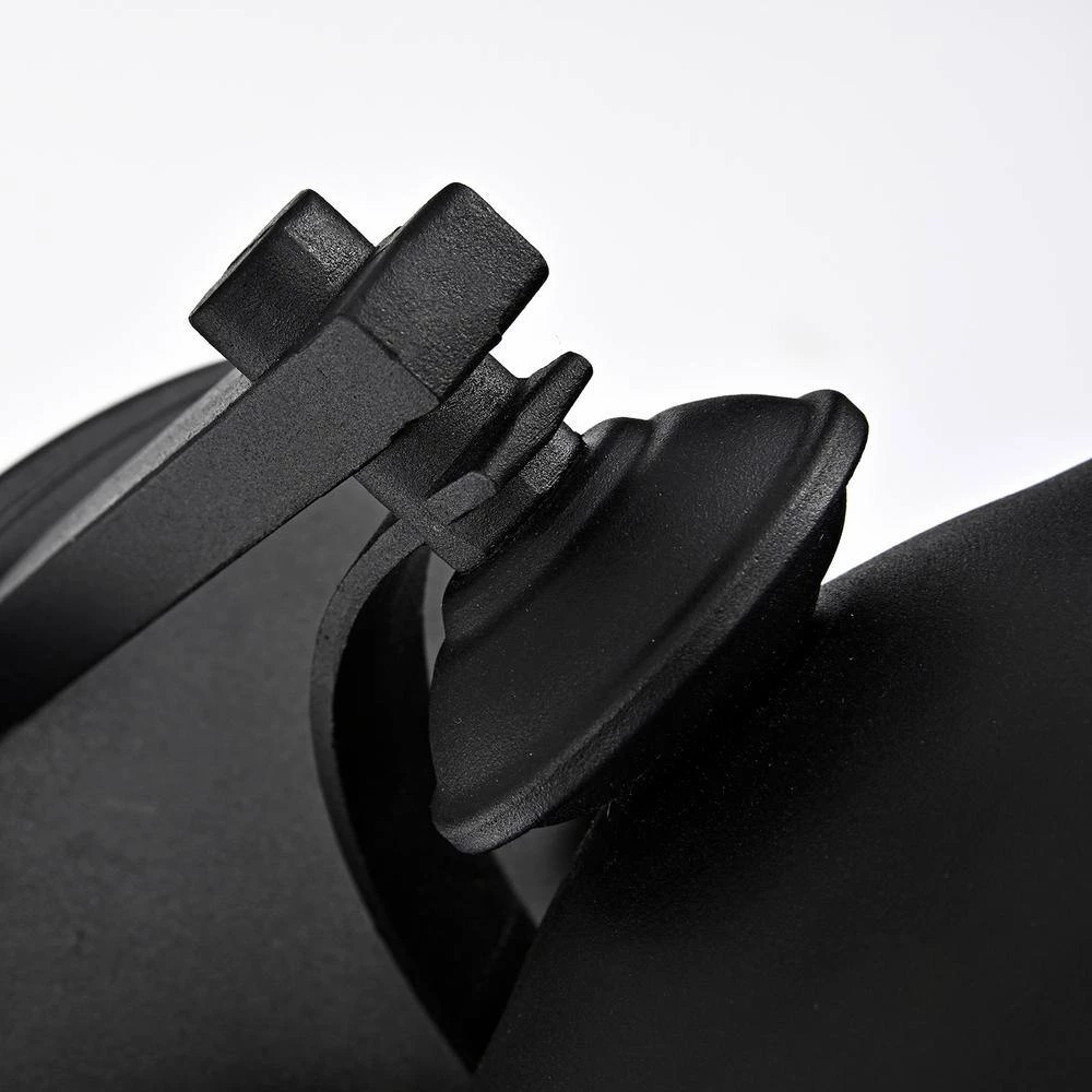 6 in. W 1-Light Outdoor Matte Black Wall Sconce with Glass Shade (Set of 2) by Tatahance - Image 5