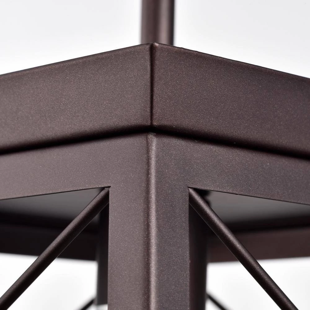 1-Light Oil Rubbed Bronze Cage Pendant by Tatahance - Image 5