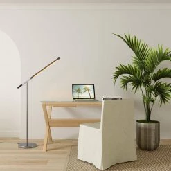 Charcoal Grey, 75 Port Led Floor Lamp by NOVA of California