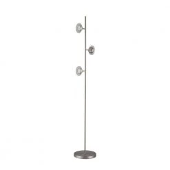 Laurel 69 in. Accent Satin Nickel Floor Lamp by NOVA of California