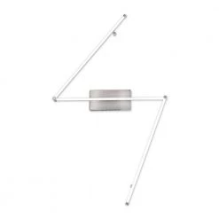 Flaven Satin Nickel LED Wall Sconce by NOVA of California