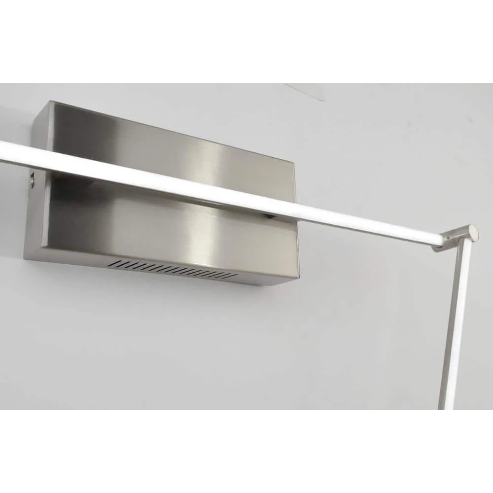 Flaven Satin Nickel LED Wall Sconce by NOVA of California - Image 9