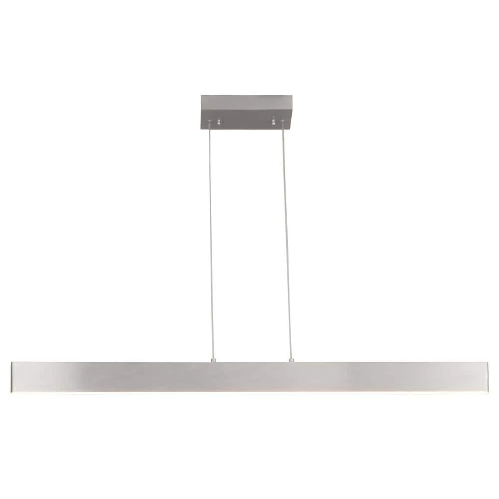 1-Light Silver White Standard Pendant Light by Tatahance