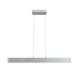 1-Light Silver White Standard Pendant Light by Tatahance