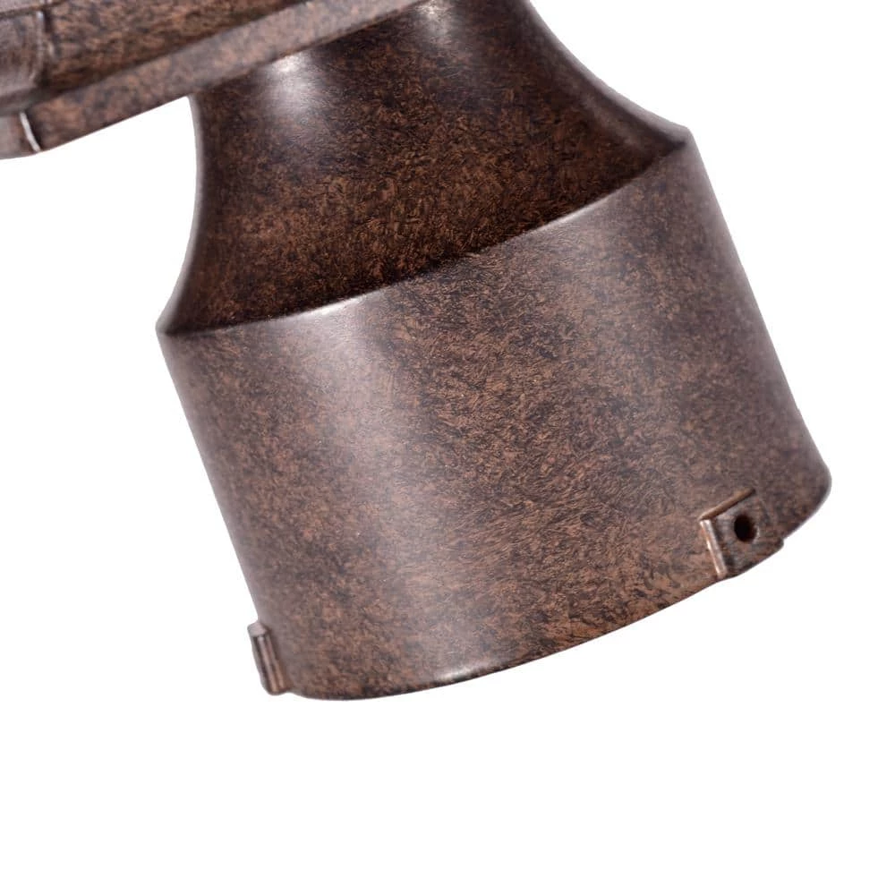 1-light Tannery Bronze Outdoor Post Lantern Die-Cast Aluminum with Clear Glass by Tatahance - Image 4