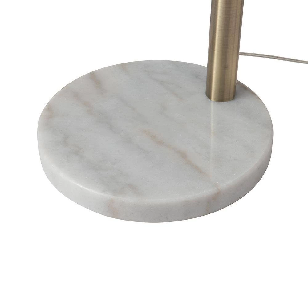 85 in. 3-Light Santa Clara Arc Lamp, Bone Porcelain by NOVA of California - Image 7