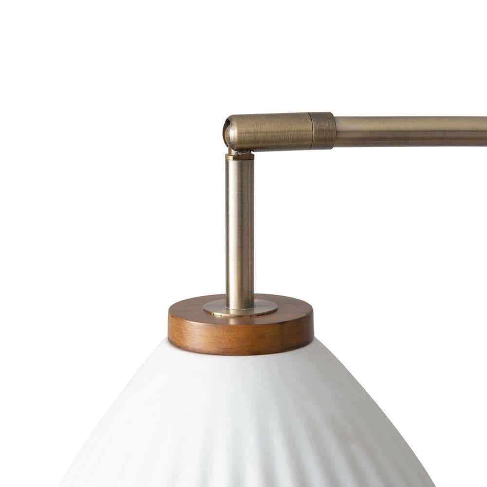 85 in. 3-Light Santa Clara Arc Lamp, Bone Porcelain by NOVA of California - Image 6