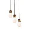 Sunset 3-Light 27 in. Weathered Brass Pendant by NOVA of California