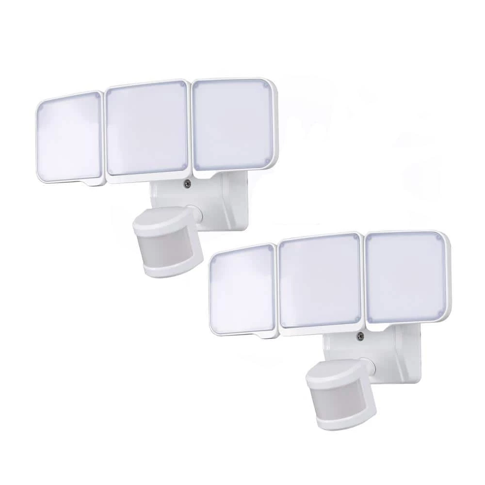 3200 Lumens Integrated LED Motion Sensor Security Light (2-Pack) by Honeywell