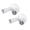 120-Watt Equivalent Integrated LED Adjustable Dual Head White Security Area Light with Dusk to Dawn (2-Pack) by Honeywell