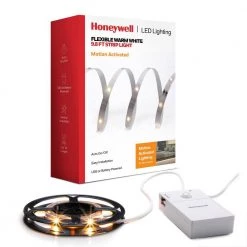 9.8 ft. Motion Activated Flexible LED Warm White Strip Light for Under Cabinet Lighting by Honeywell